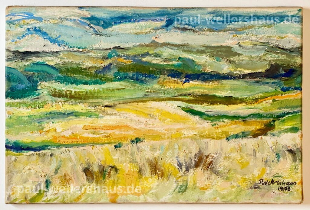 Gemälde mehrer Felder von Paul Wellershaus