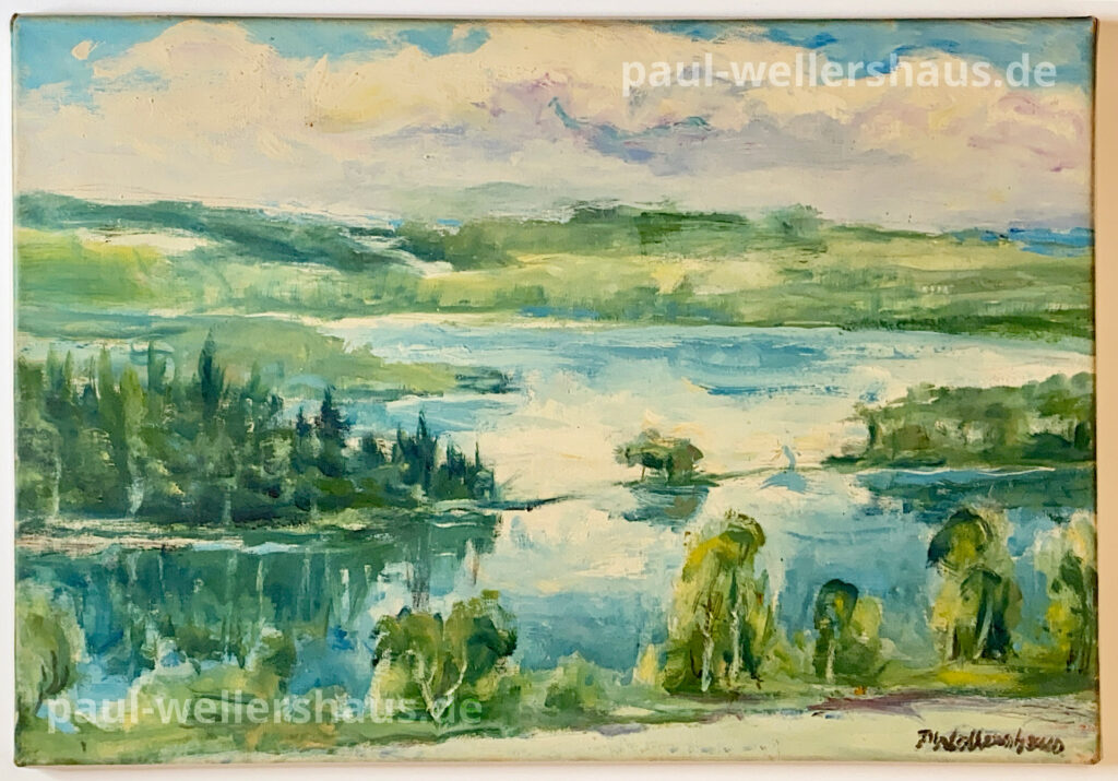 Gemälde meines Sees von Paul Wellershaus